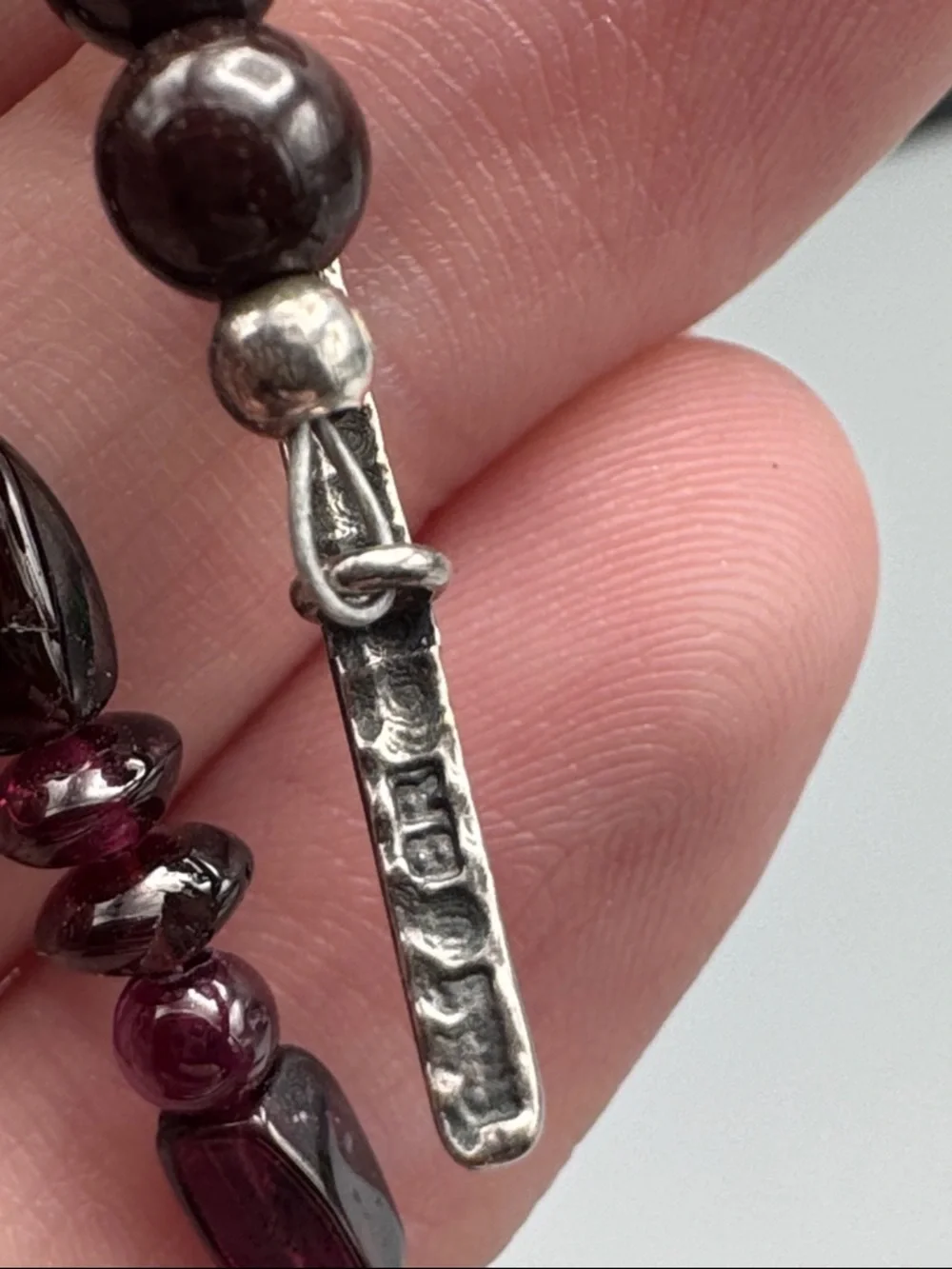 Garnet necklace - Picture 7 of 9